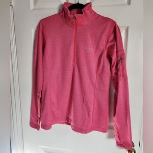 Columbia Women's Spectre Ridge Pink Half-Zip Fleece Size Medium